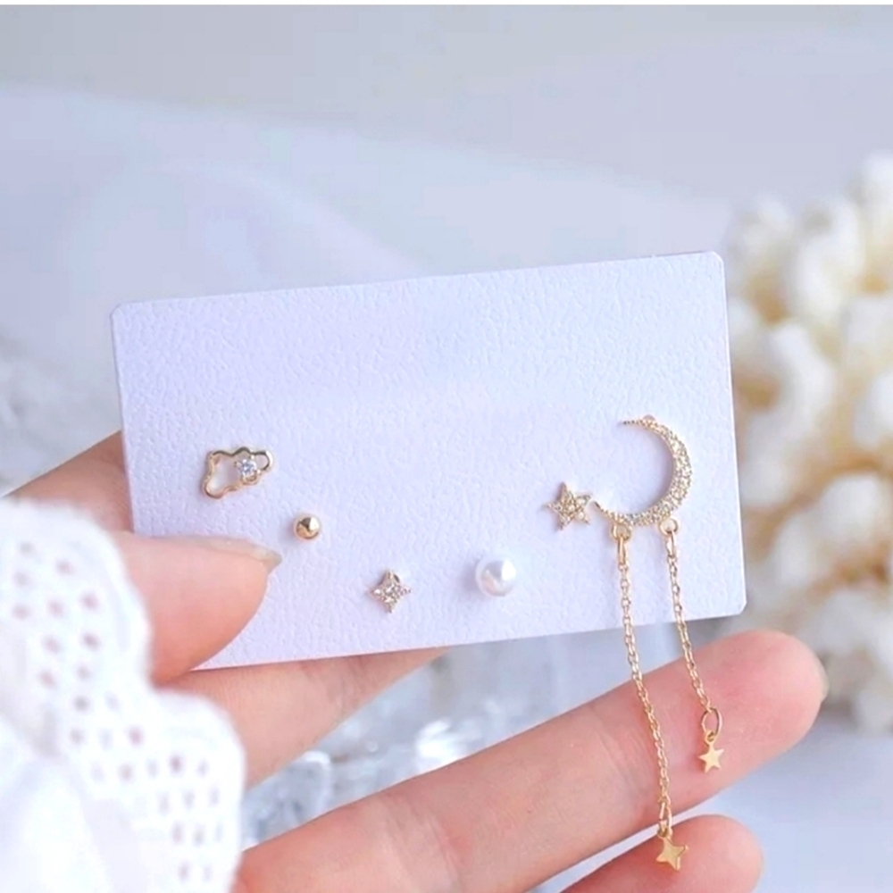 🍒 925 Skies Earrings Set (6 piece)